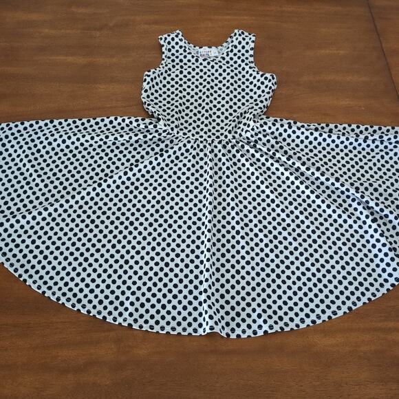 Dot Dot smile tank polkadot. twirl dress size 5/6 GUC - Picture 5 of 7
